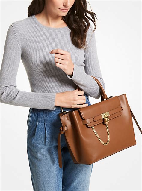 Hamilton Large Leather Satchel .